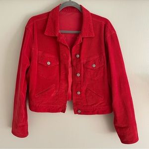 Red Corduroy Jacket